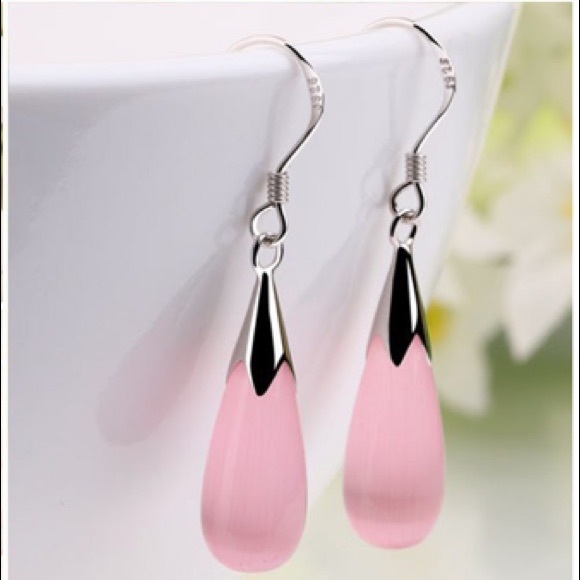 NEW!💙💎PINK💗OPAL! TEARDROP WATER DROPS💎💙PRETTY - Picture 7 of 8